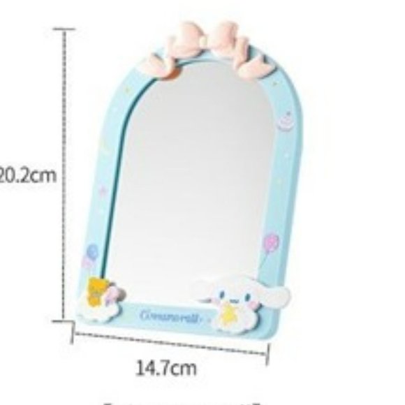 Sanrio Kuromi MIrror Desktop Kawaii Purple Framed Vanity Mirror - Picture 4 of 4